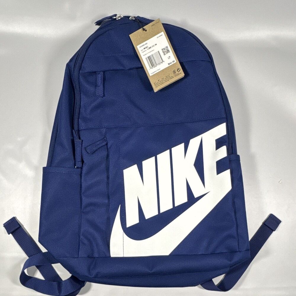 Nike Backpack 21L Blue Void Summit White DD0559-492 Elemental School Gym Bag NWT